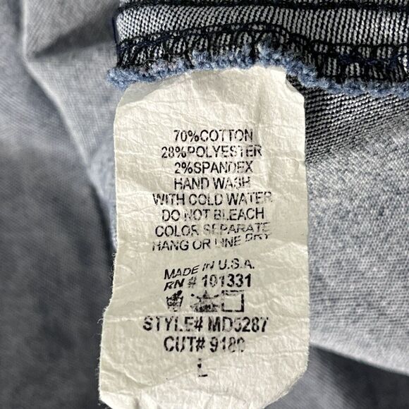 Charlotte Russe Vintage 1980's Acid Wash Skater Dress Large Grunge Cowgirl Boho - Picture 10 of 10